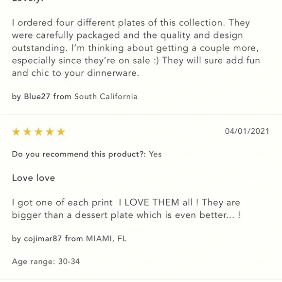 Anthropologie Hotel Magique collection, NWT “Art and Kisses” platter & 2 plates - Picture 10 of 16